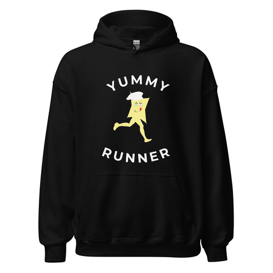 Yummy Runner Circle Hoodie – Unisex Graphic Sweatshirt - CiaoBye