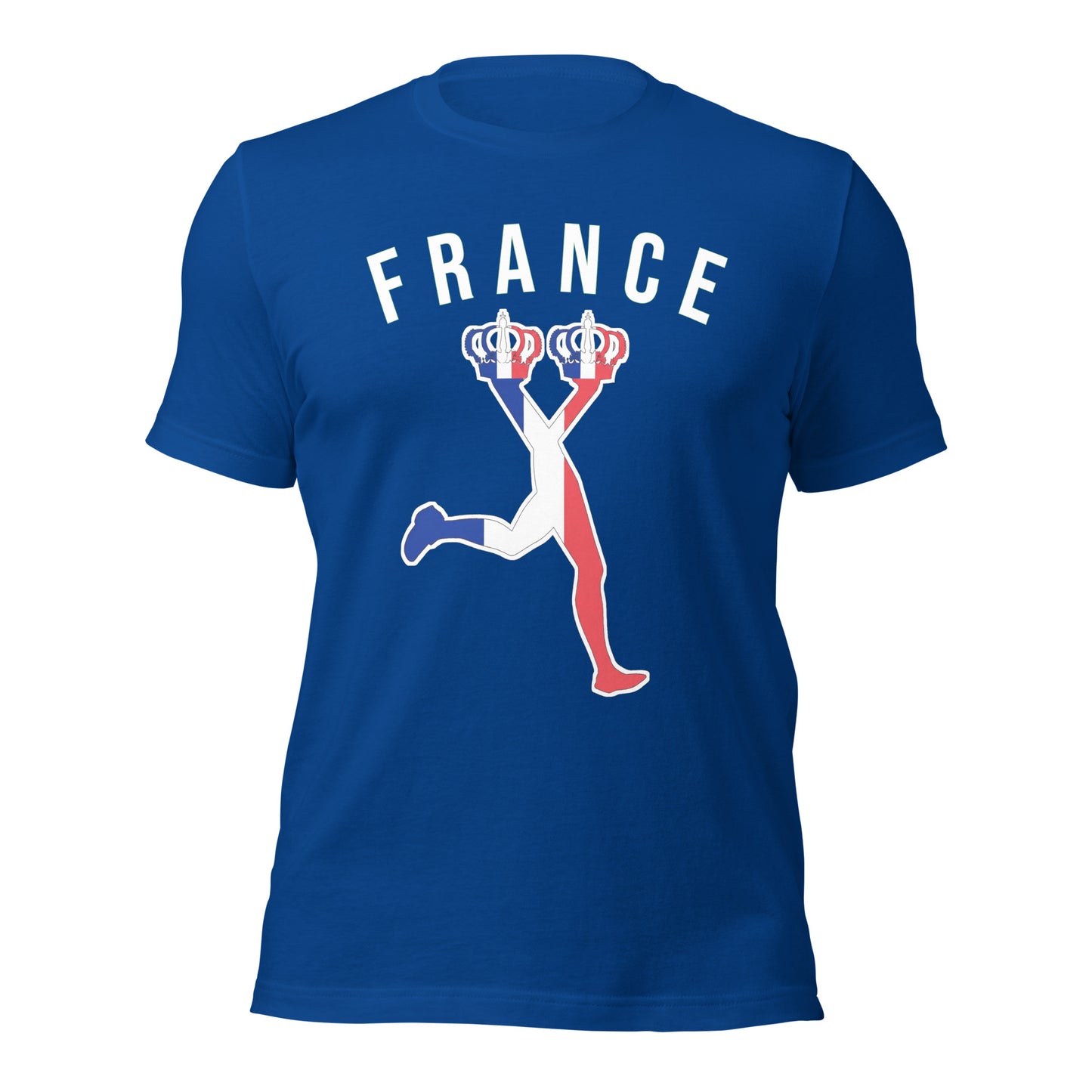 France thirt with text France and the flag .LUX character is central