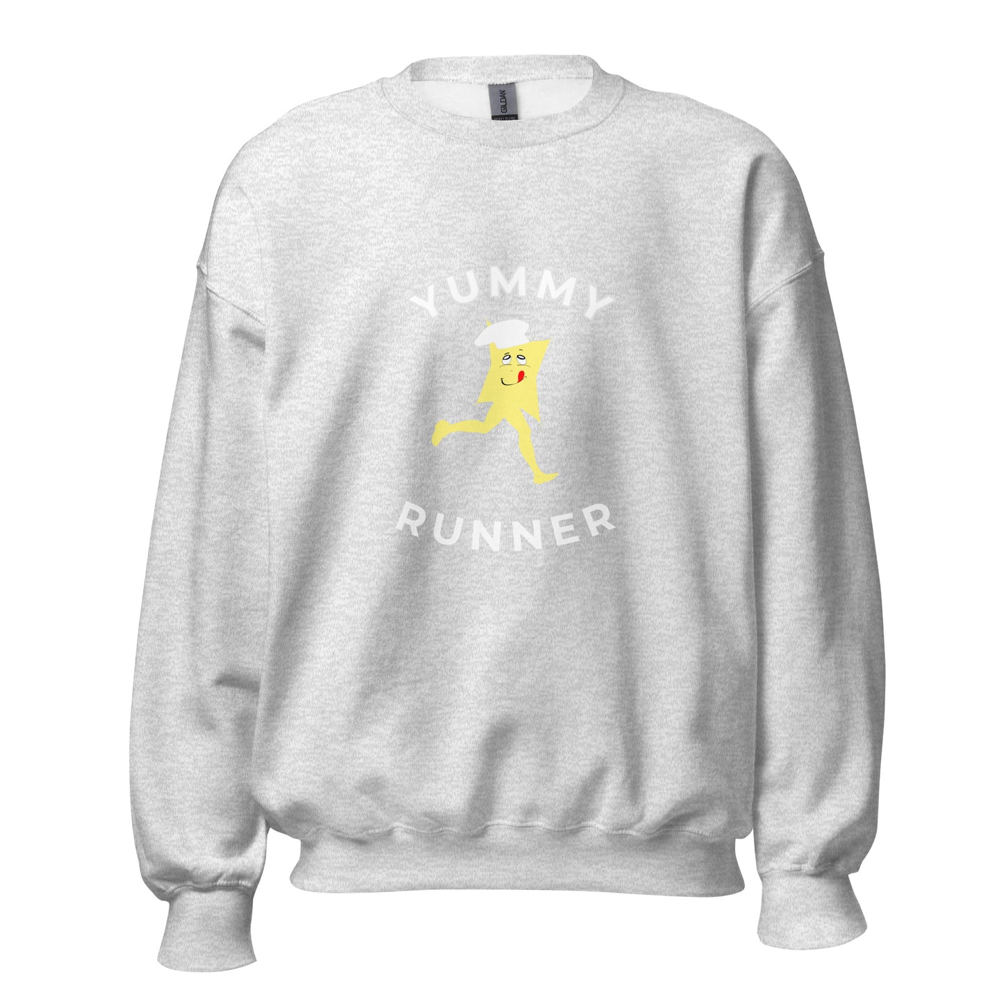 Yummy Runner Sweatshirt – Curved Text Design - CiaoBye  