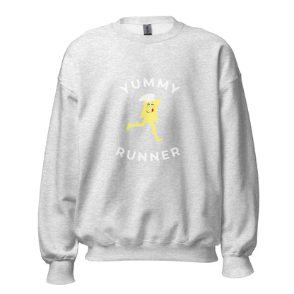 Yummy Runner Sweatshirt – Curved Text Design - CiaoBye  