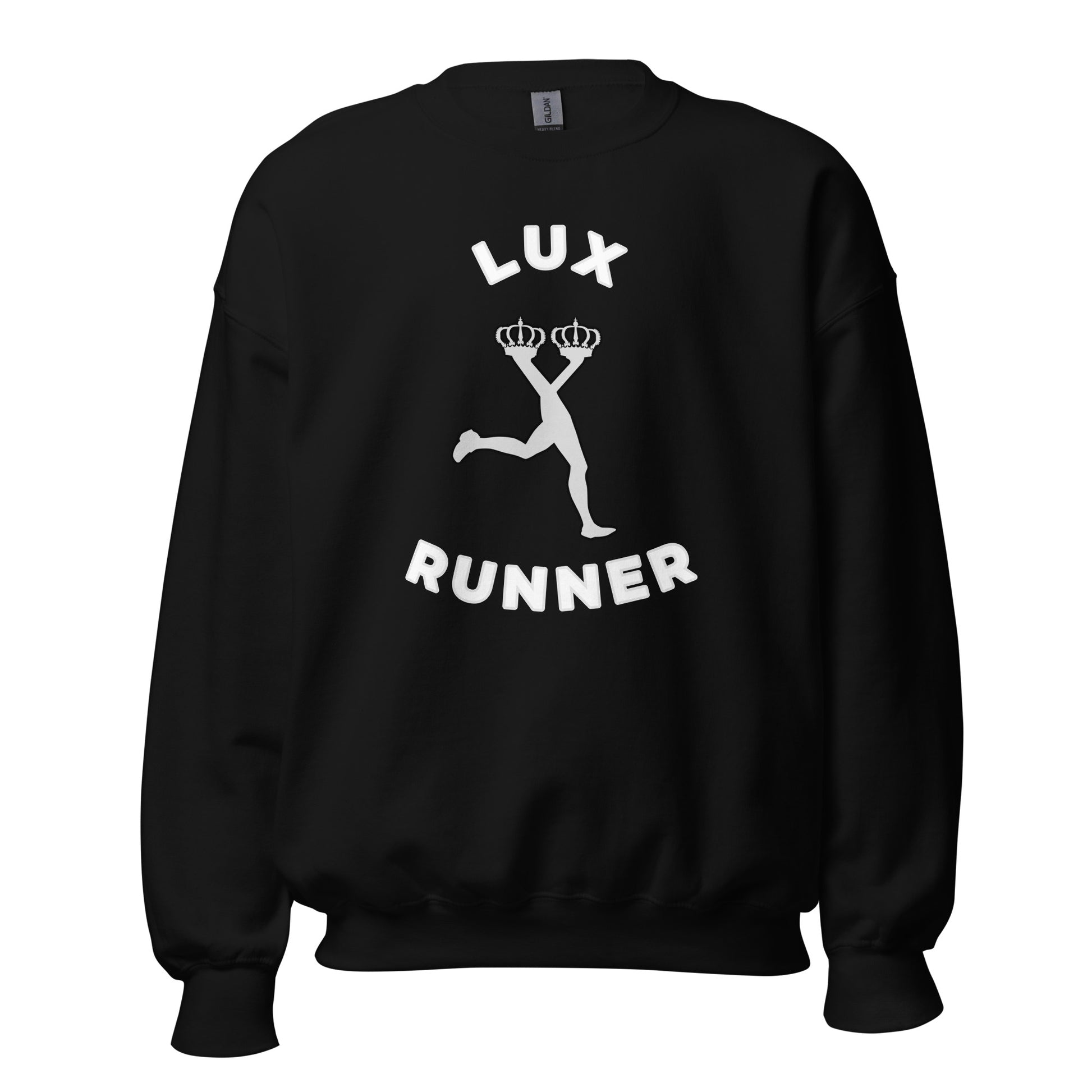 Lux Runner Sweatshirt – Curved Text Design - CiaoBye  