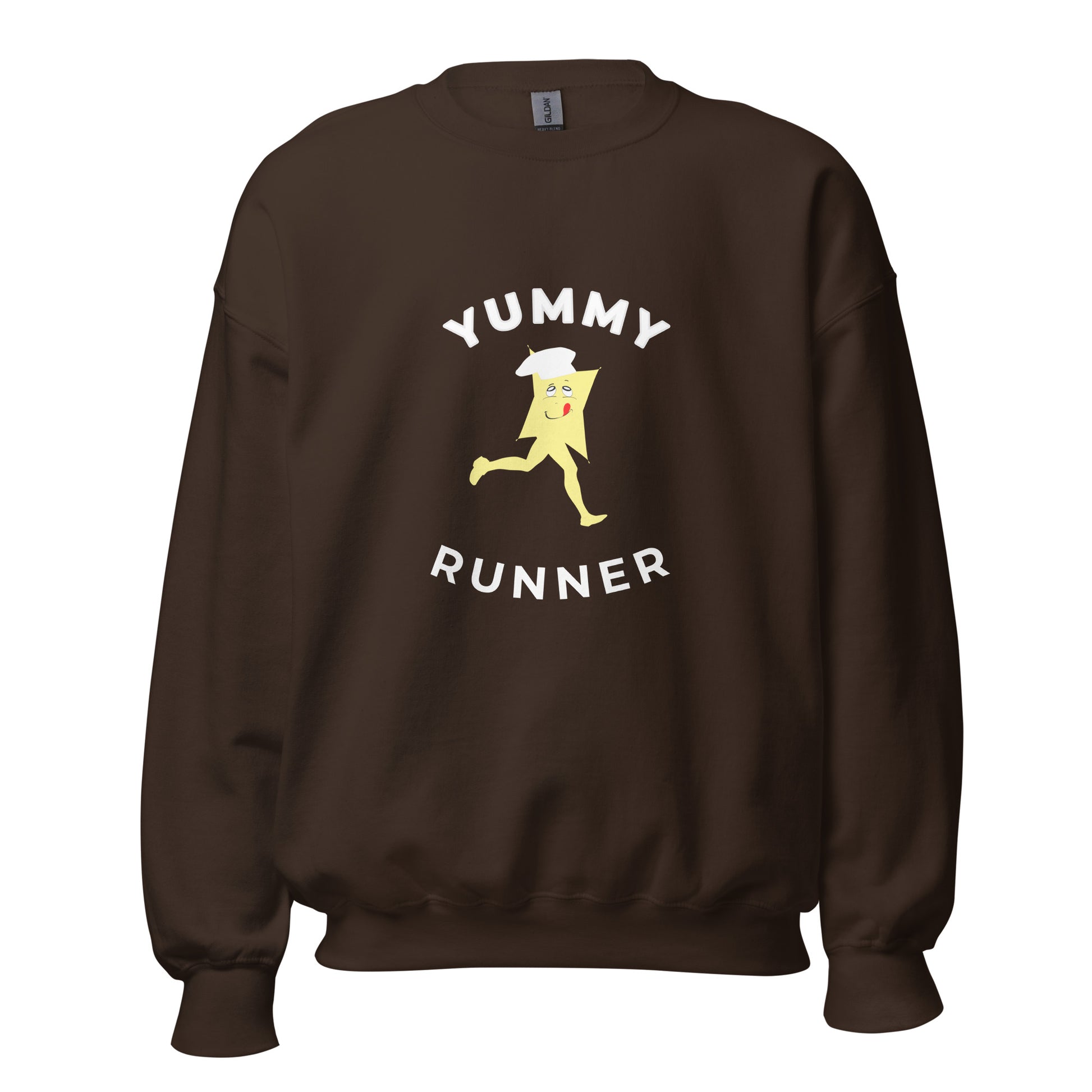 Yummy Runner Sweatshirt – Curved Text Design - CiaoBye  