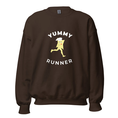 Yummy Runner Sweatshirt – Curved Text Design - CiaoBye  