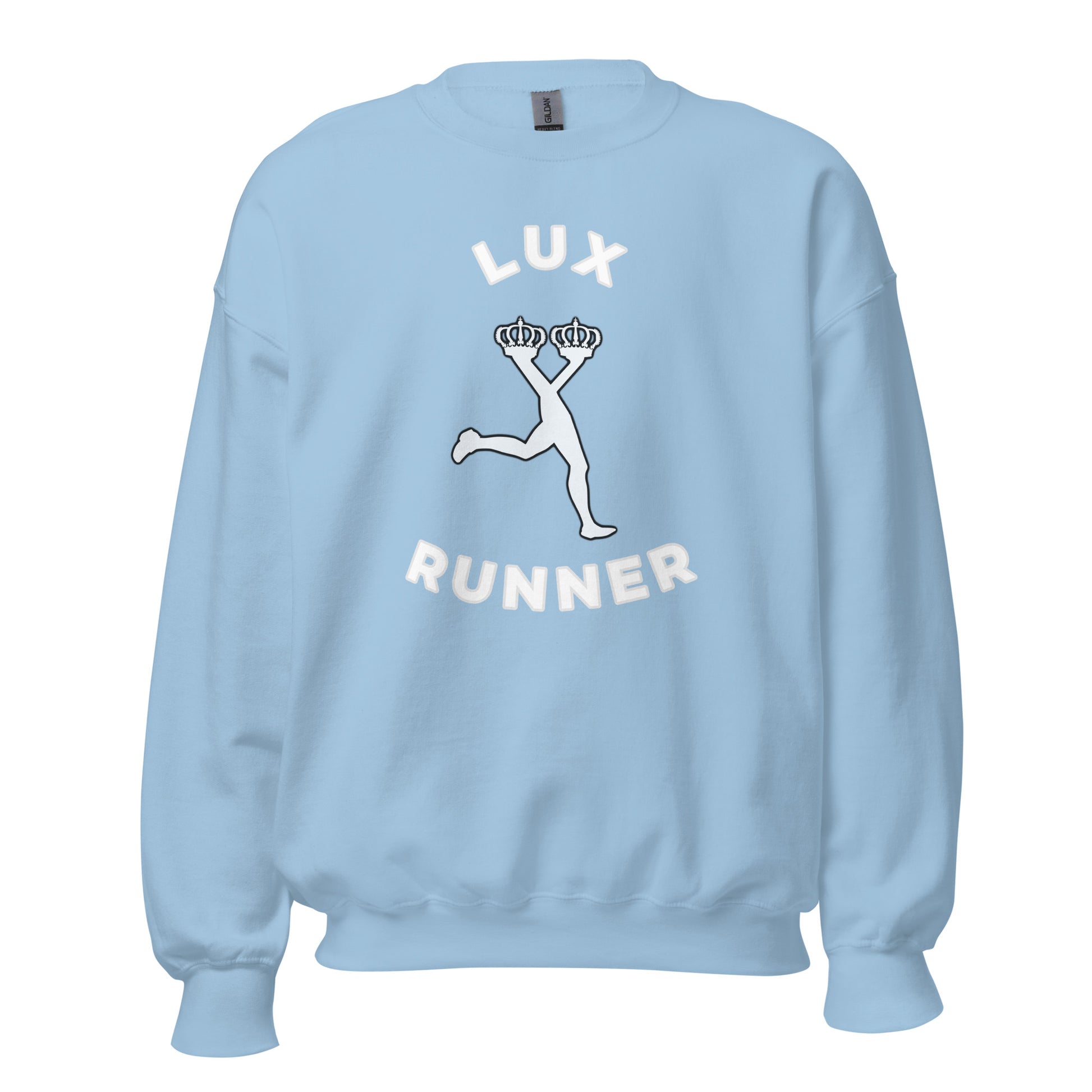 Lux Runner Sweatshirt – Curved Text Design - CiaoBye  
