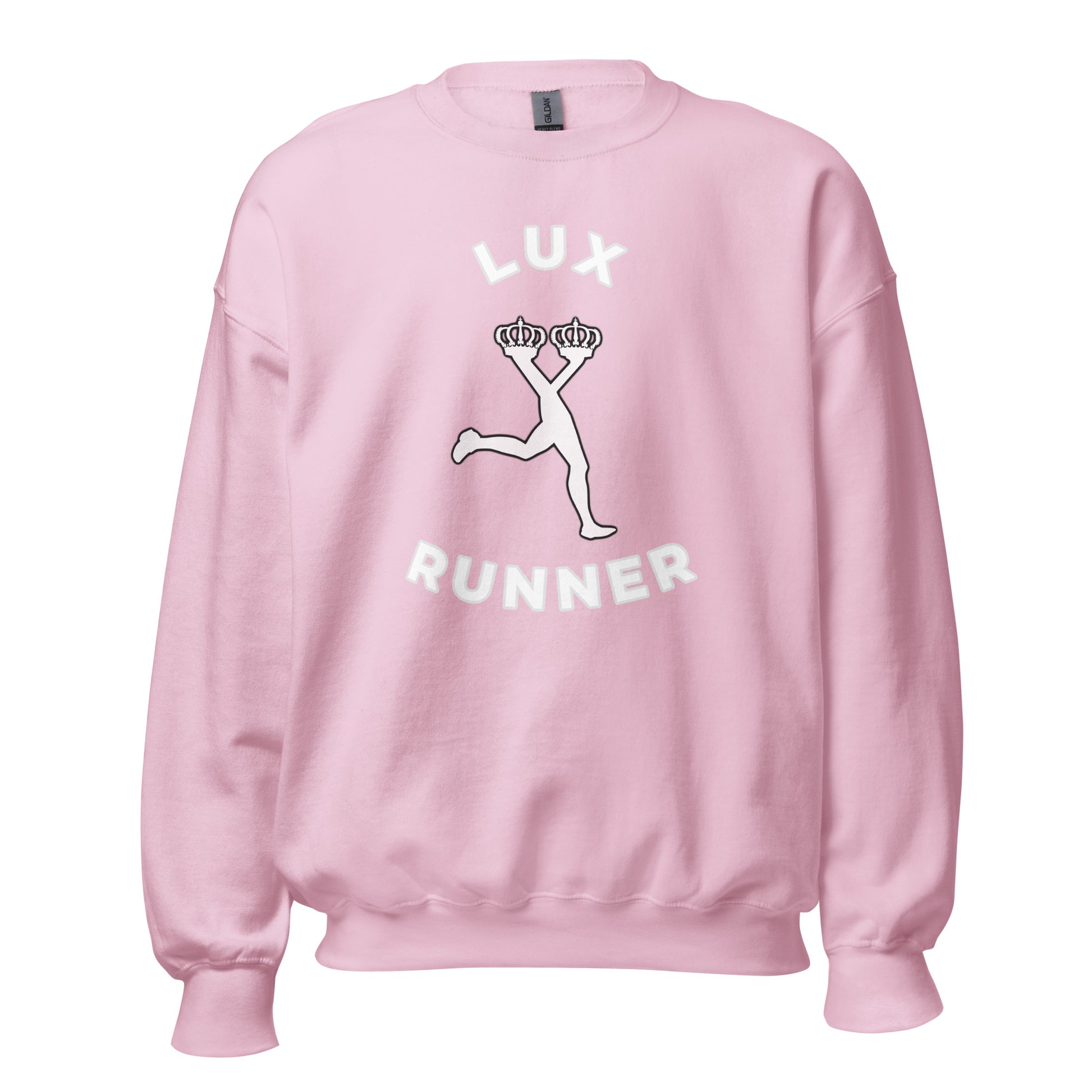 Lux Runner Sweatshirt – Curved Text Design - CiaoBye  