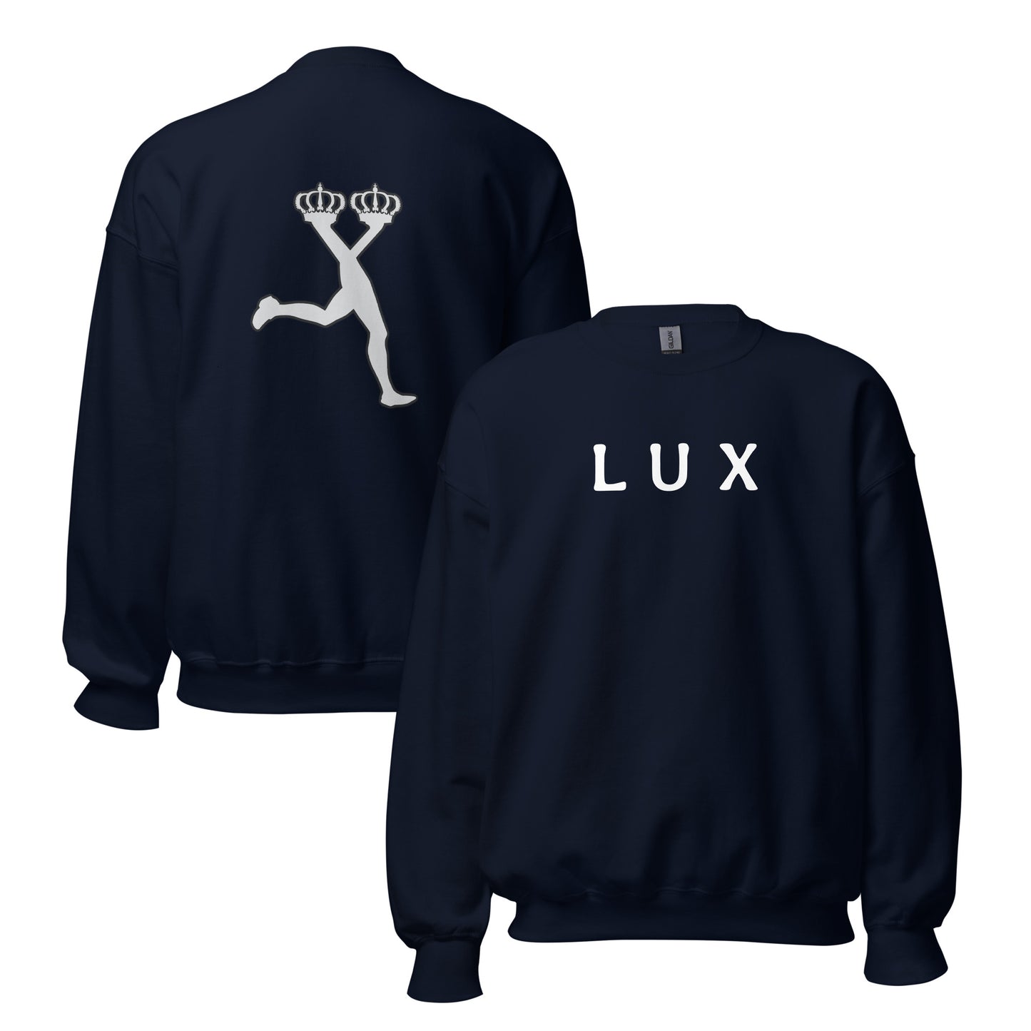 Lux Sweatshirt – Italian Design, Front & Back Graphic, Unisex - CiaoBye  