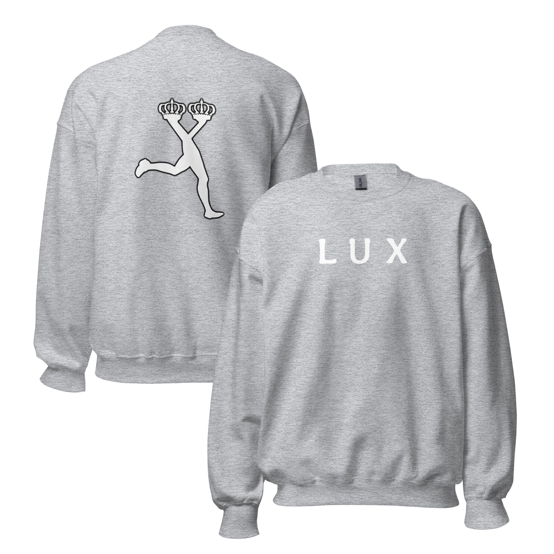 Lux Sweatshirt – Italian Design, Front & Back Graphic, Unisex - CiaoBye  