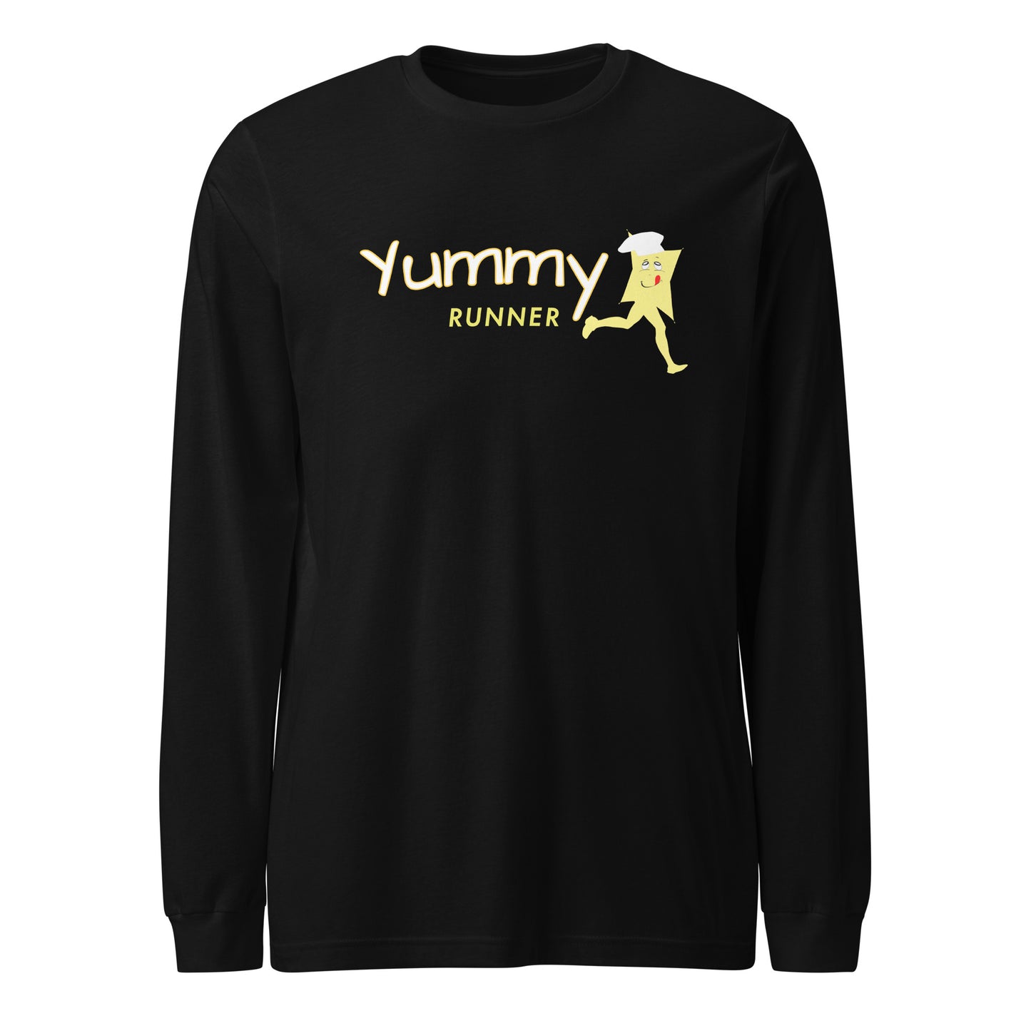 Yummy Runner Long Sleeve Tee – Unisex 100% Cotton | Bold Streetwear Character - CiaoBye  