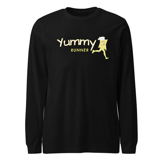 Yummy Runner Long Sleeve Tee – Unisex 100% Cotton | Bold Streetwear Character - CiaoBye  