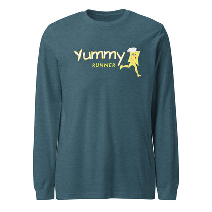 Yummy Runner Long Sleeve Tee – Unisex 100% Cotton | Bold Streetwear Character - CiaoBye  