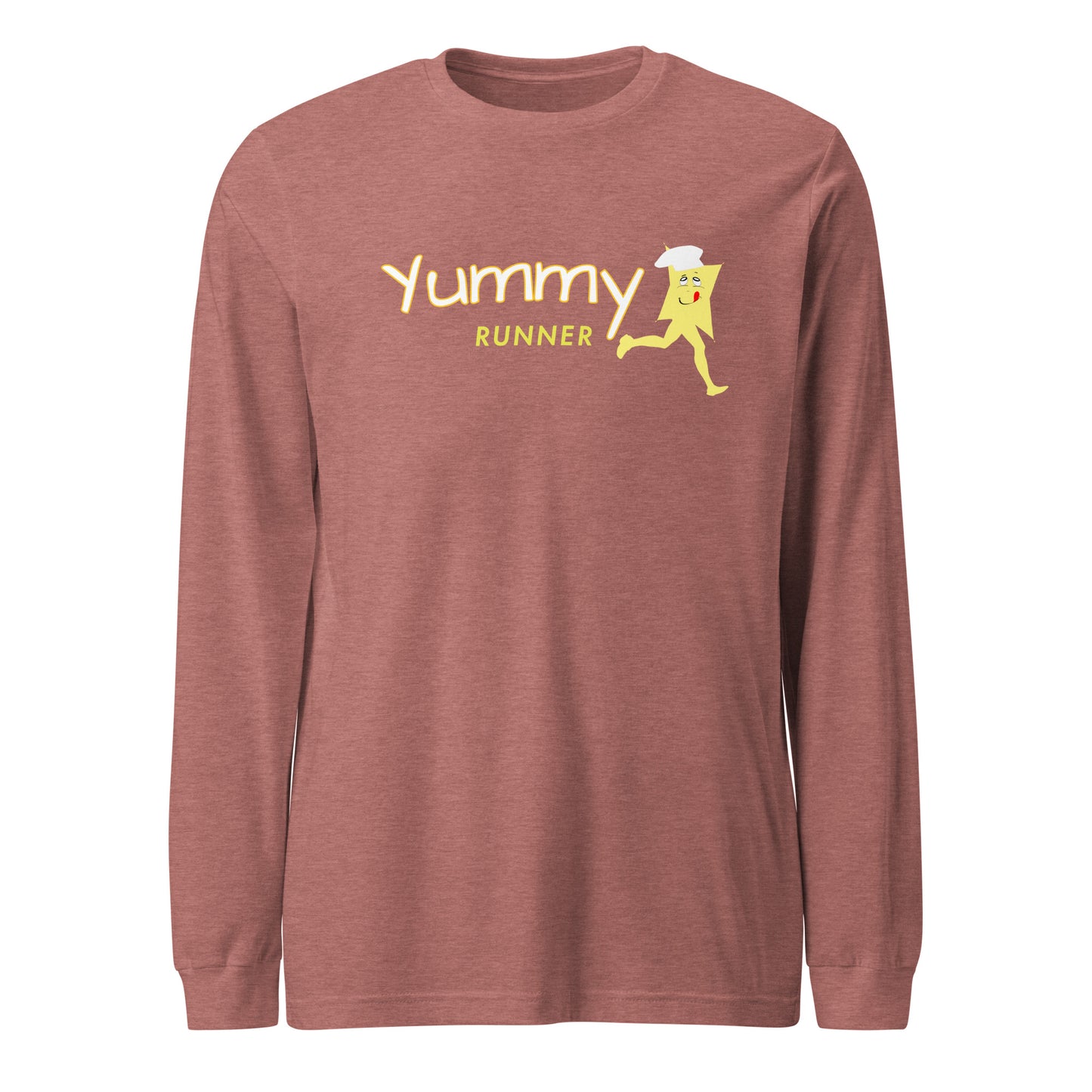 Yummy Runner Long Sleeve Tee – Unisex 100% Cotton | Bold Streetwear Character - CiaoBye  