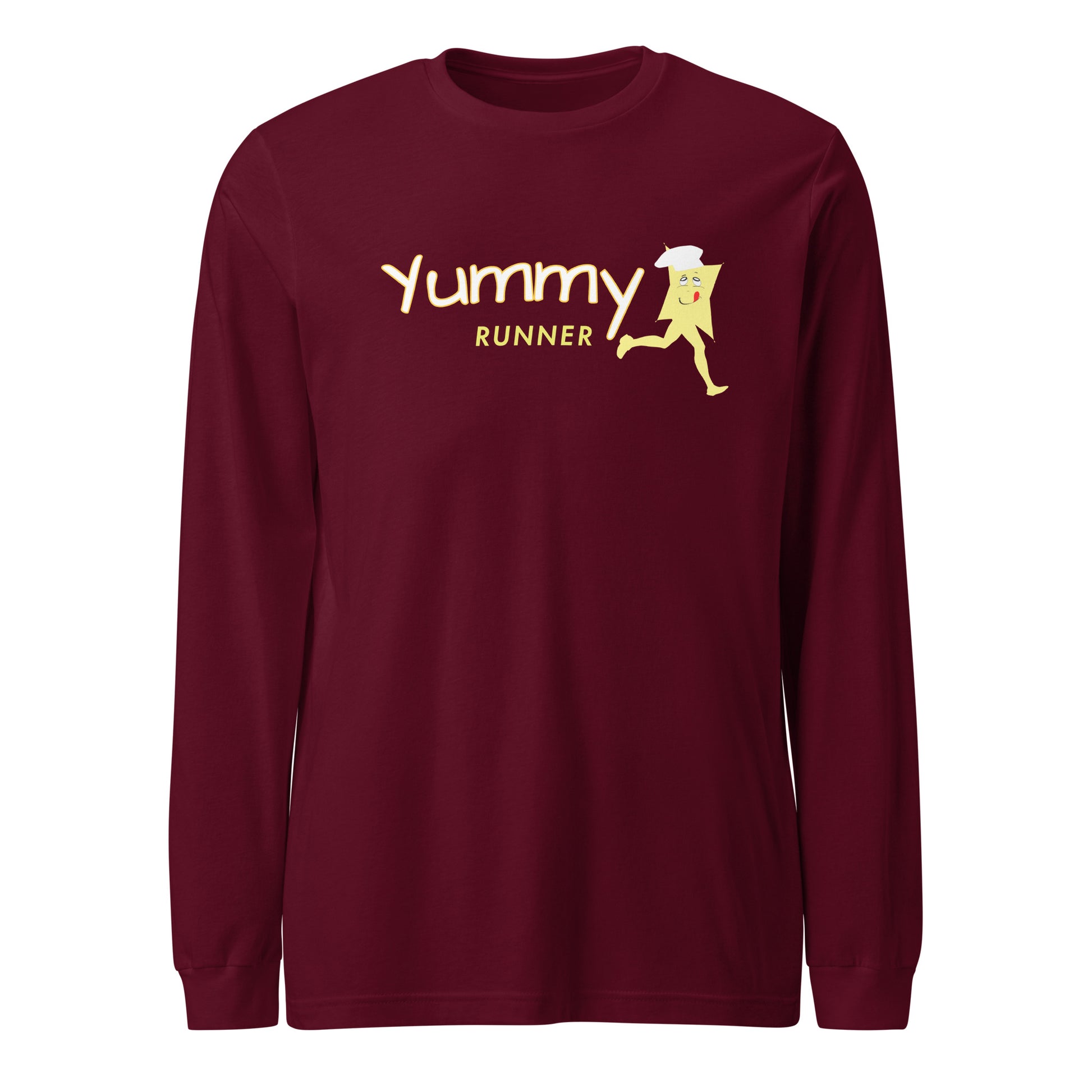 Yummy Runner Long Sleeve Tee – Unisex 100% Cotton | Bold Streetwear Character - CiaoBye  