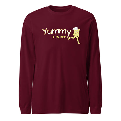 Yummy Runner Long Sleeve Tee – Unisex 100% Cotton | Bold Streetwear Character - CiaoBye  