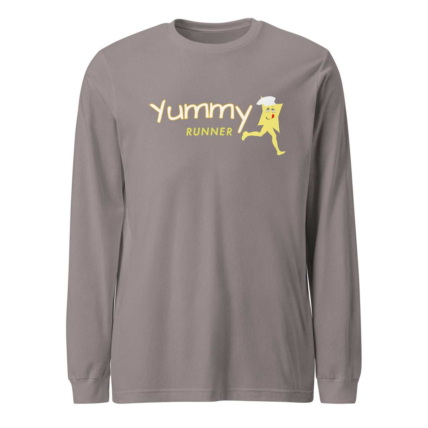 Yummy Runner Long Sleeve Tee – Unisex 100% Cotton | Bold Streetwear Character - CiaoBye  