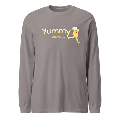 Yummy Runner Long Sleeve Tee – Unisex 100% Cotton | Bold Streetwear Character - CiaoBye  