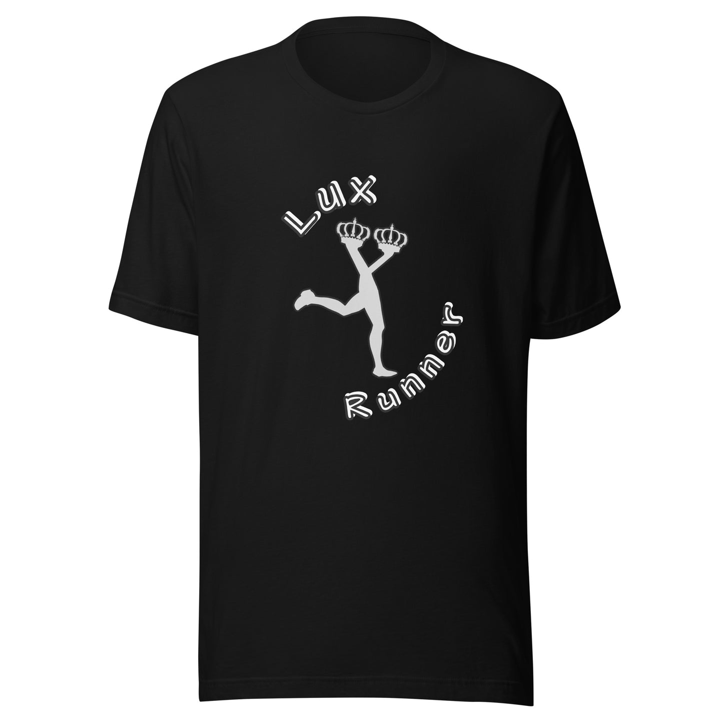 Lux Runner Unisex Graphic Tee – Cotton Crewneck T-Shirt with Bold Round Design - CiaoBye  