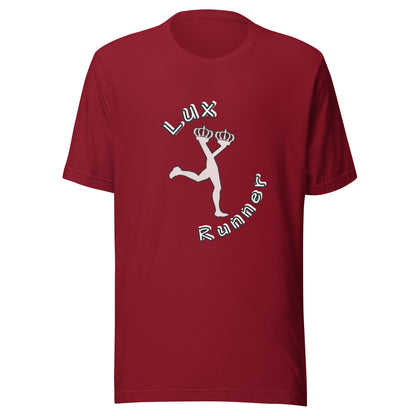 Lux Runner Unisex Graphic Tee – Cotton Crewneck T-Shirt with Bold Round Design - CiaoBye  