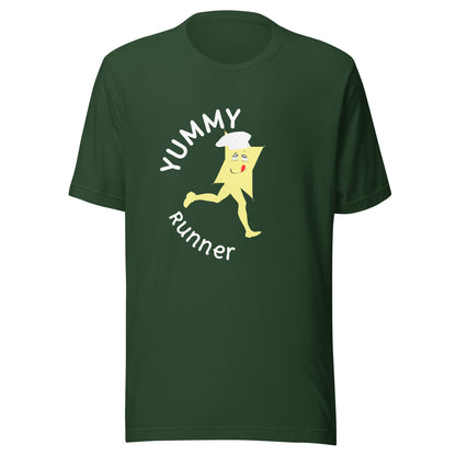 Yummy Runner Unisex T-Shirt – Funny Food Character Graphic Tee | Ciaobye - CiaoBye  