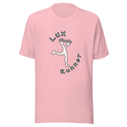 Lux Runner Unisex Graphic Tee – Cotton Crewneck T-Shirt with Bold Round Design - CiaoBye  