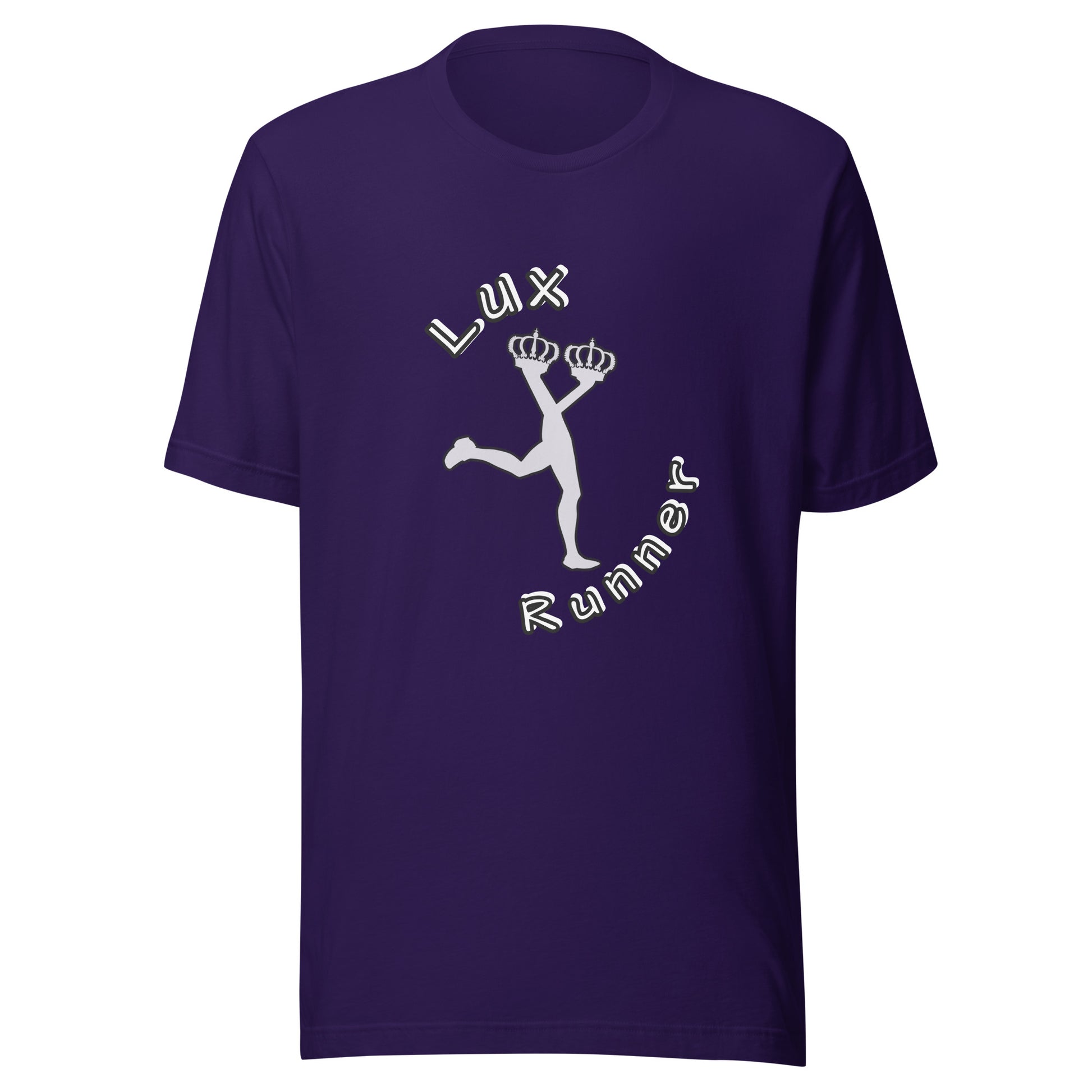 Lux Runner Unisex Graphic Tee – Cotton Crewneck T-Shirt with Bold Round Design - CiaoBye  